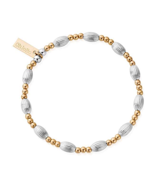 ChloBo Corrugated Oval Bracelet