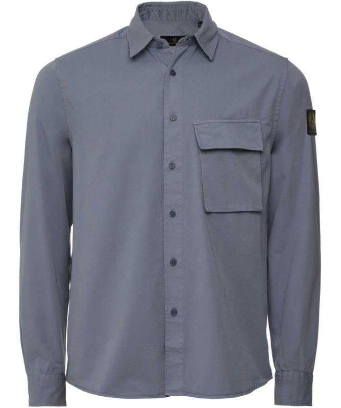 Belstaff Garment Dyed Scale Shirt
