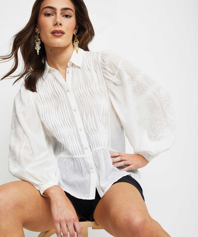 Scarlett Poppies Finn Embroidered Blouse