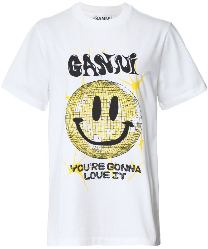 GANNI Smiley Relaxed T-Shirt