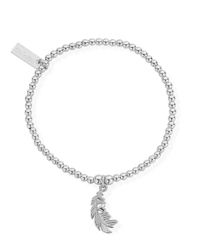 ChloBo Cute Charm Heart In Feather Bracelet