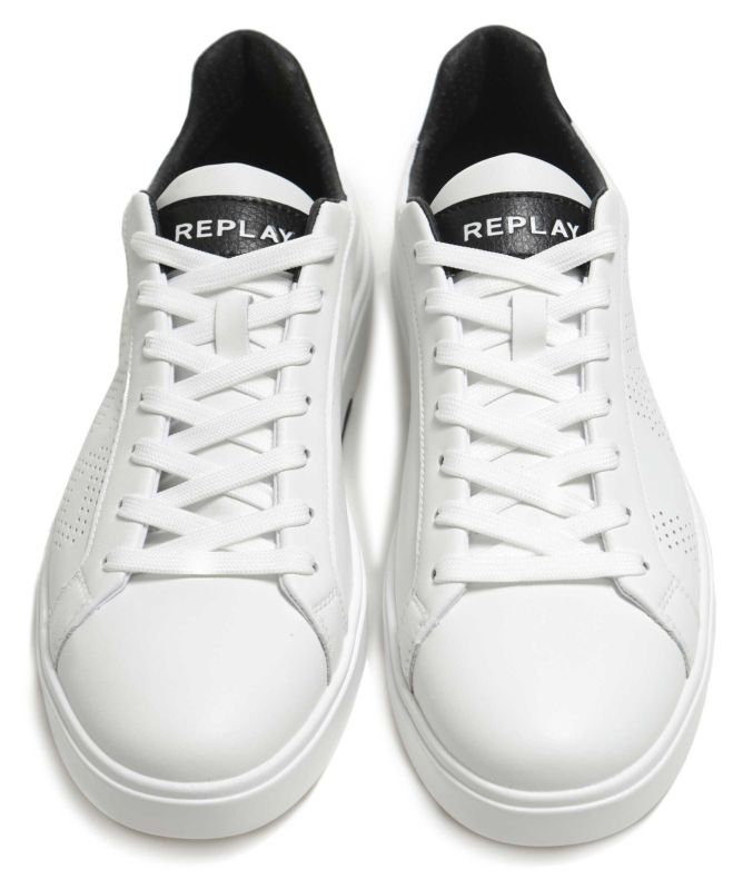 Replay Leather Polys Studio Trainers