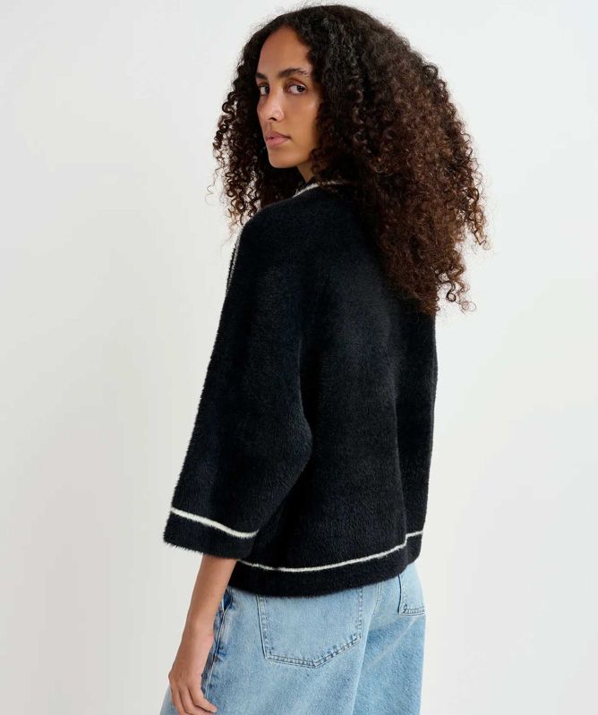 Essentiel Antwerp Galena Fuzzy Knitted Cardigan