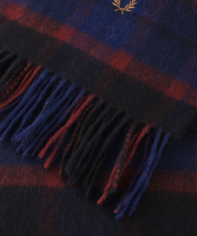Fred Perry Lambswool Tartan Scarf