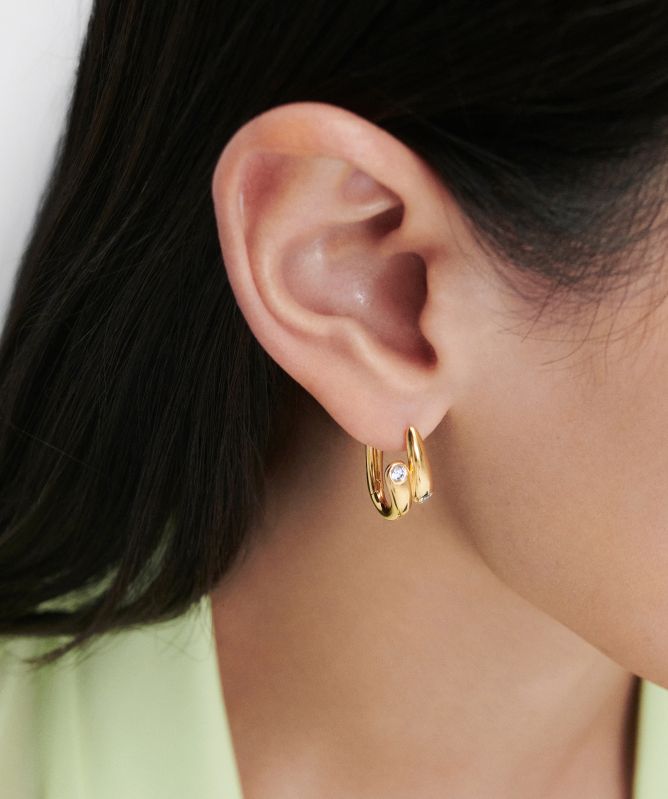 PDPAOLA Caramelle Hoop Earrings