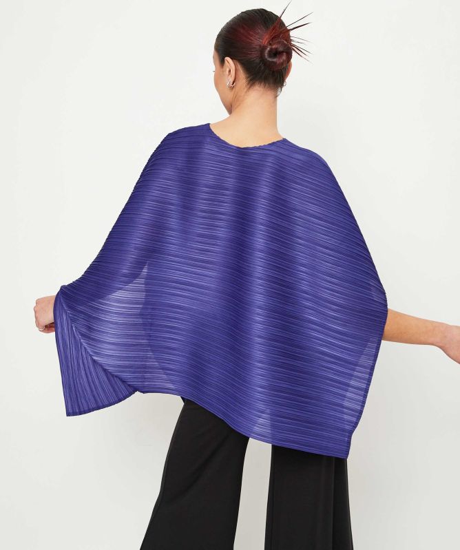 Thanny Pleated Poncho