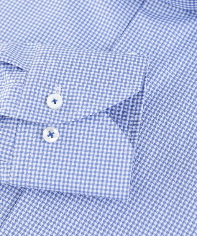 Stenstroms Fitted Body Gingham Shirt