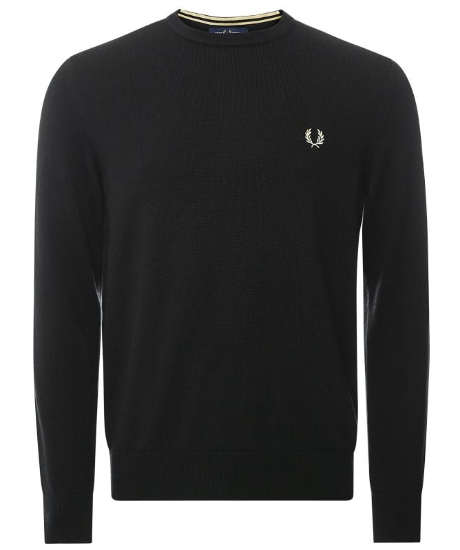 Fred Perry Merino Crew Neck Jumper
