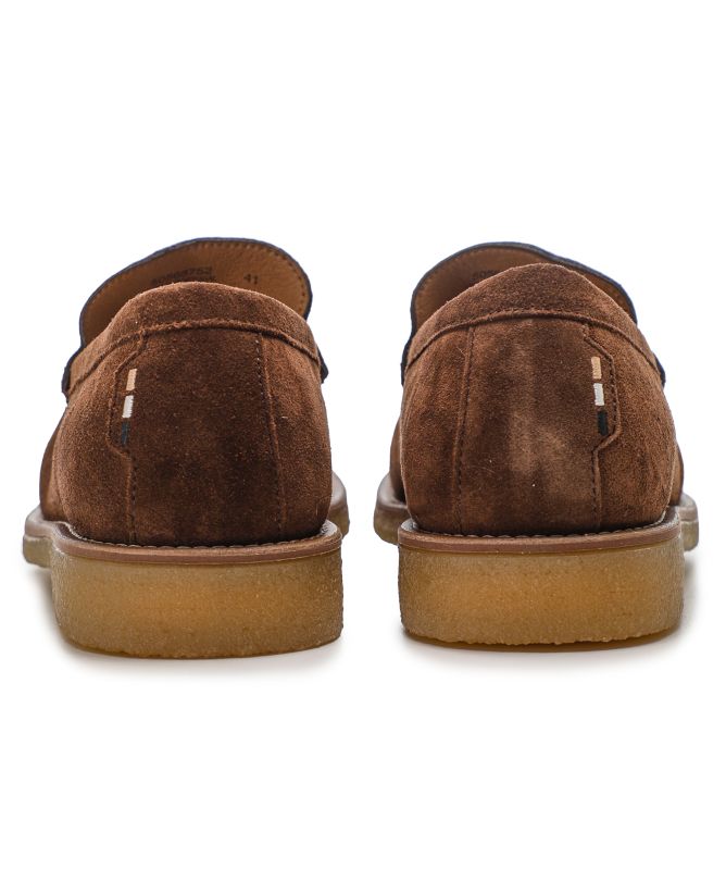 BOSS Kope Suede Moccasin Loafers