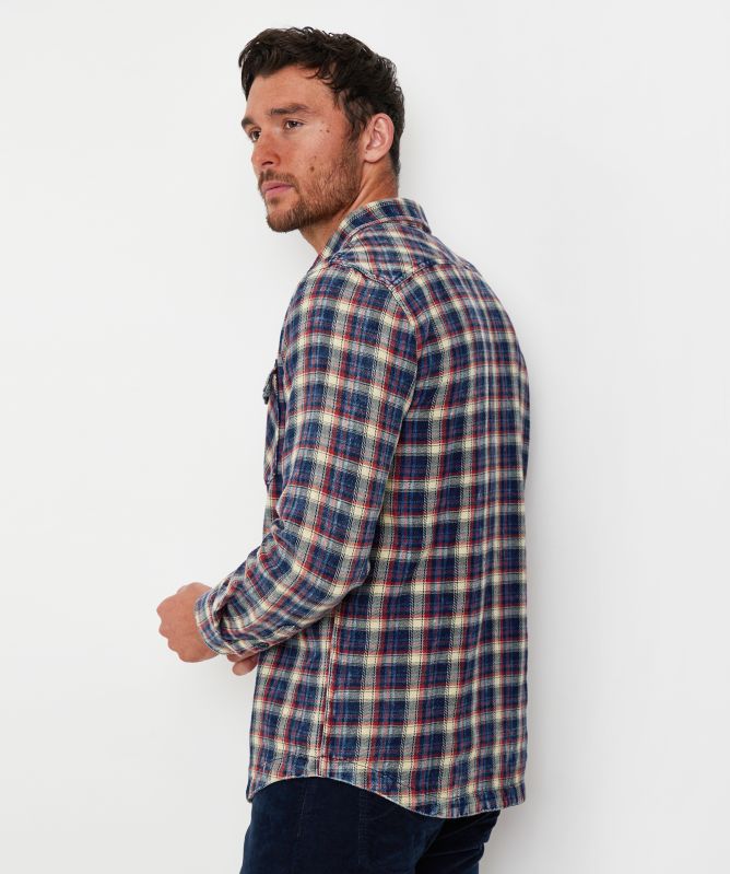 Replay Flannel Check Pocket Shirt