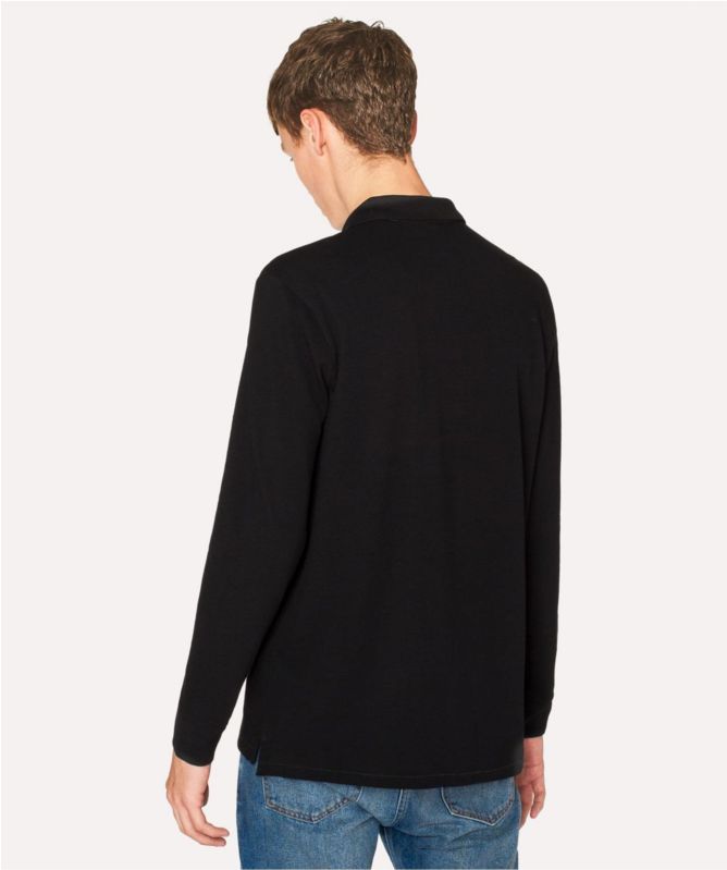 Paul Smith Long Sleeve Zebra Polo