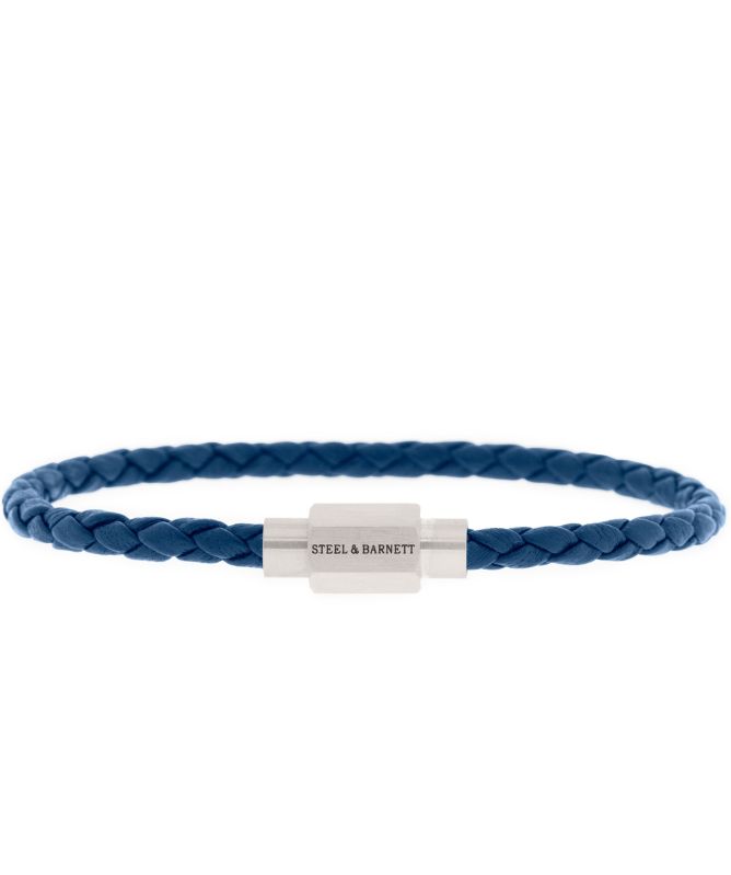 Steel and Barnett Luke Landon Leather Bracelet