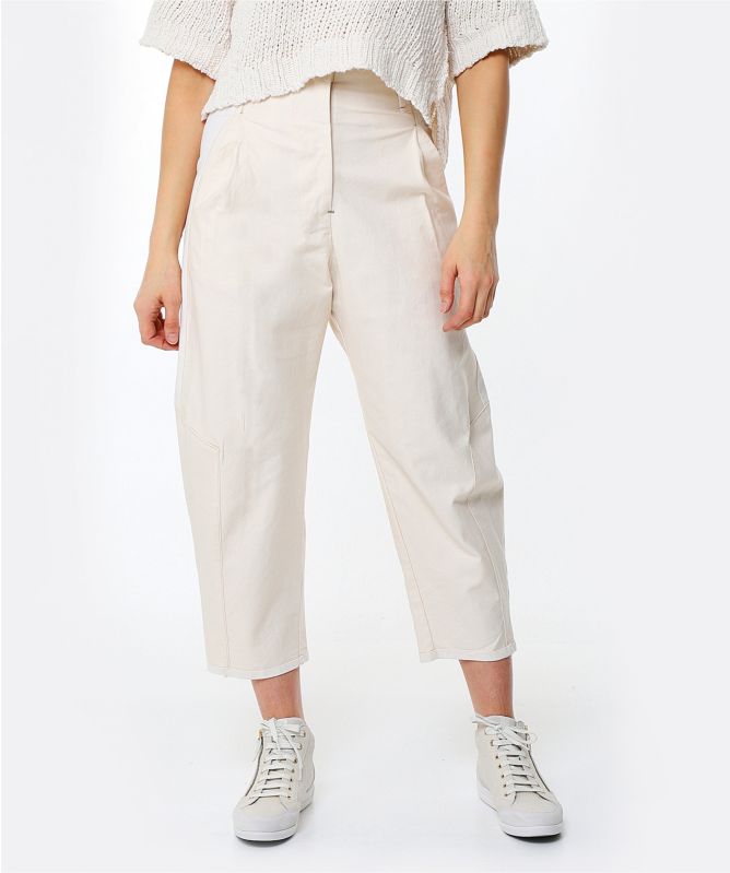 Lurdes Bergada Cropped Denim Pants