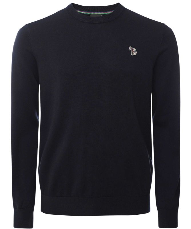 Paul Smith Crew Neck Zebra Jumper
