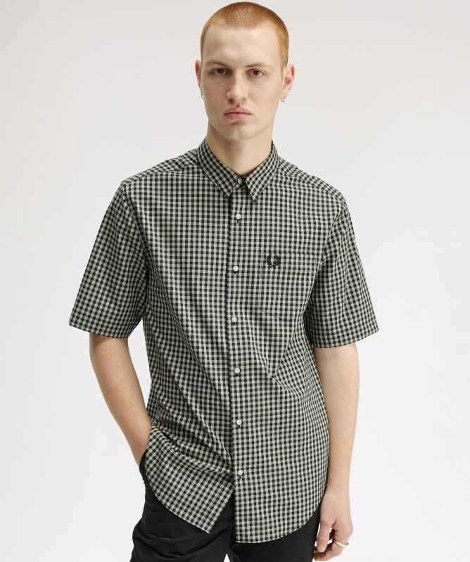 Fred Perry Gingham Short Sleeve Shirt