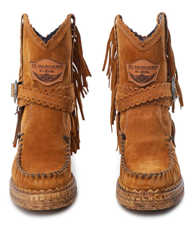 El Vaquero Arya Fringe Cowboy Boots
