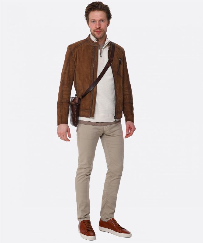 Belstaff Cotton Silk Half-Zip Tide Sweater