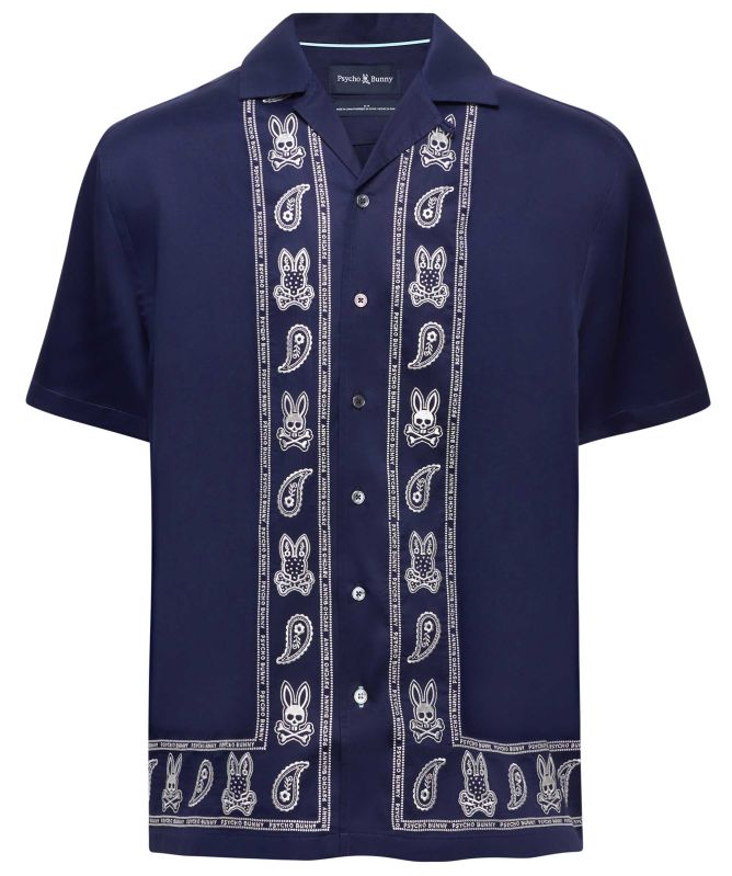 Psycho Bunny Luke Tencel Border Shirt