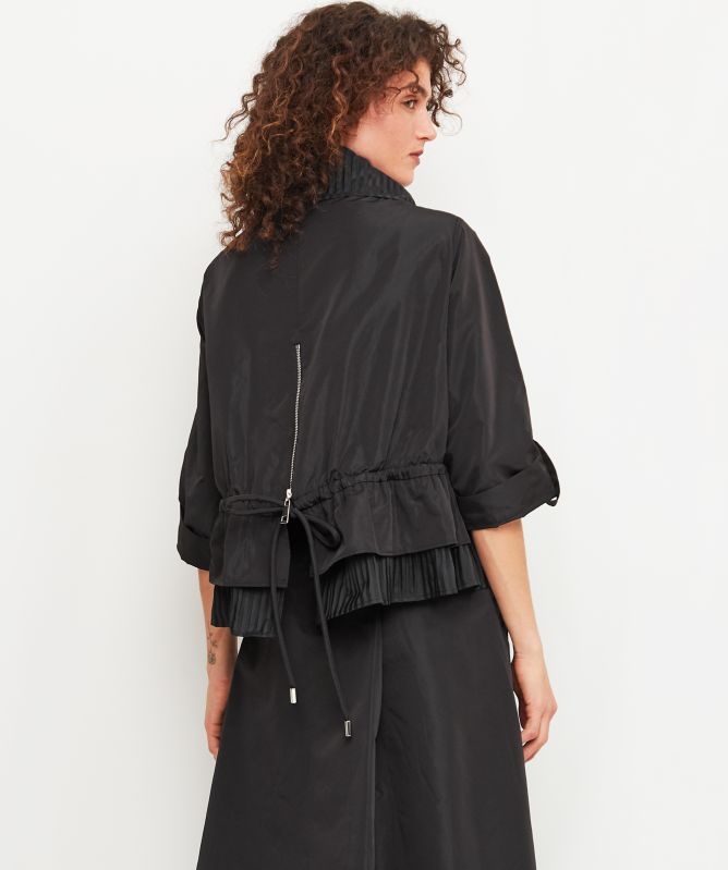 Bize Pleated Zip Back Jacket