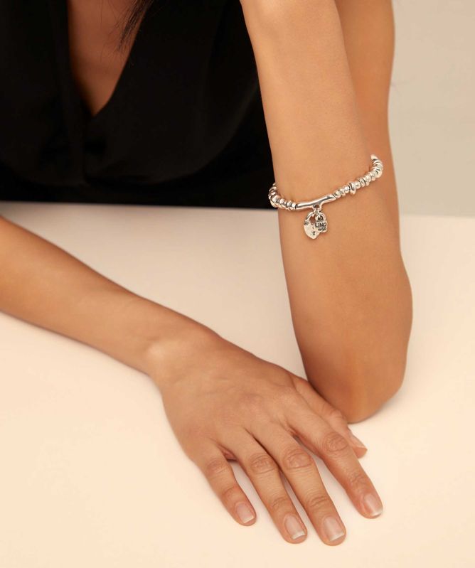 UNOde50 Encandado Heart Padlock Bracelet