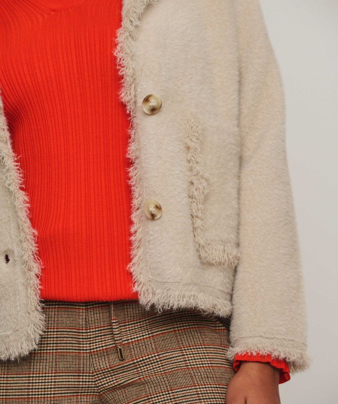 Rino and Pelle Sena Fringed Jacket