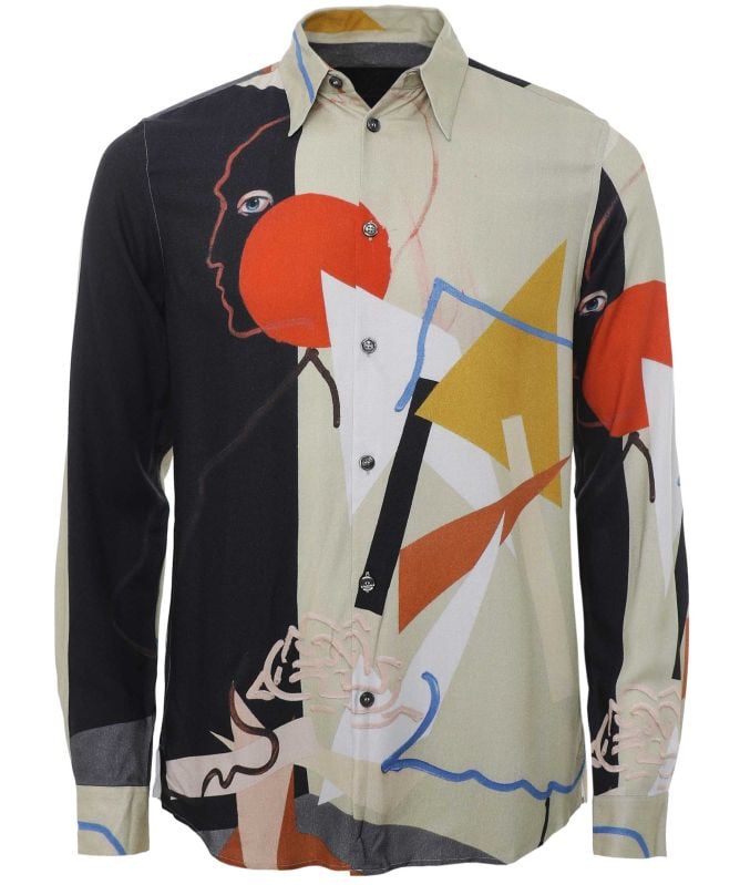 Limitato Shapes Print Shirt