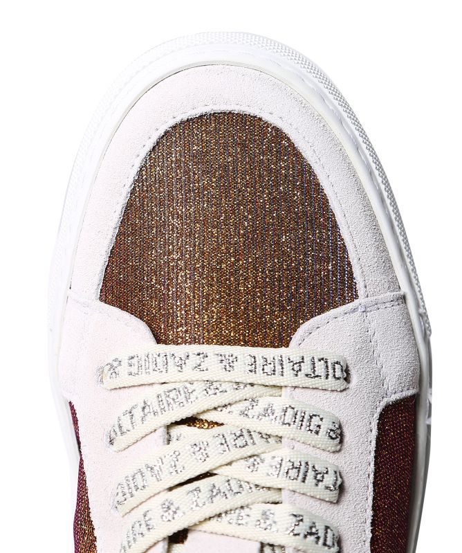 Zadig and Voltaire High Glitter Flash Sneakers