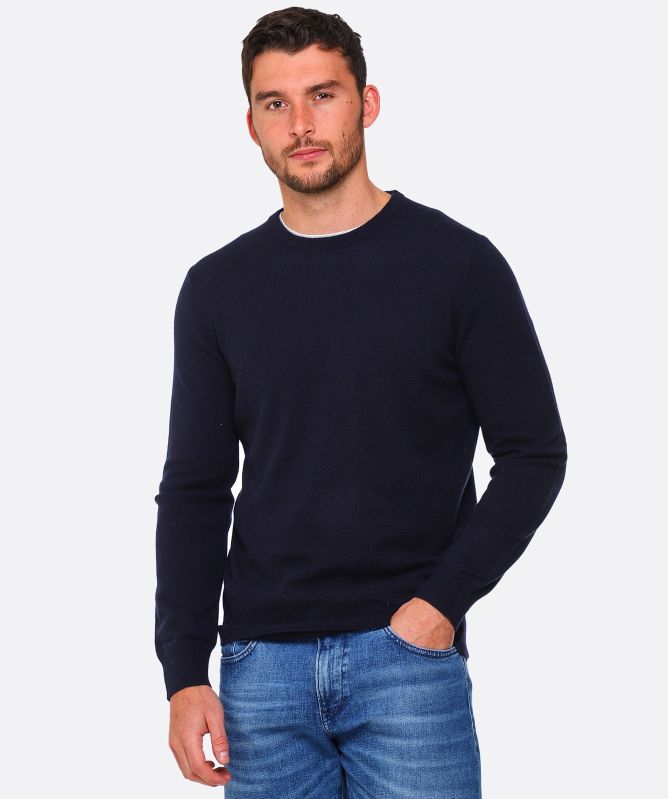 Thomas Maine Cashmere Crew Neck Sweater