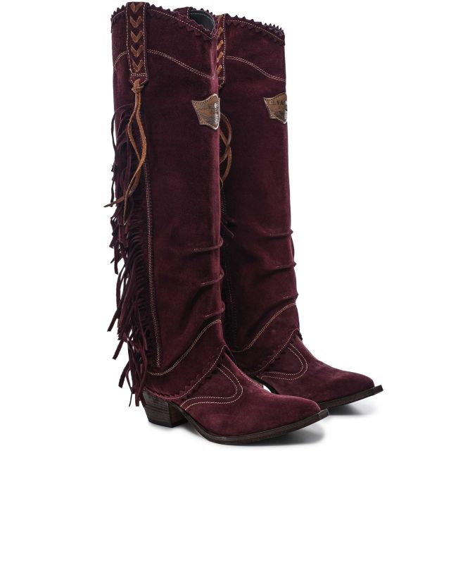 El Vaquero Kalou Fringe Cowboy Boots