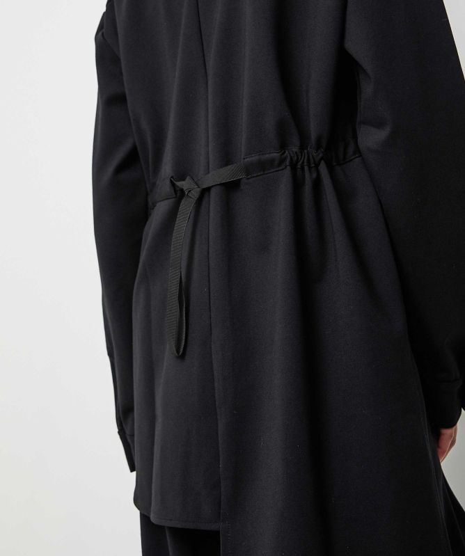 Thanny Long Asymmetrical Hem Shirt