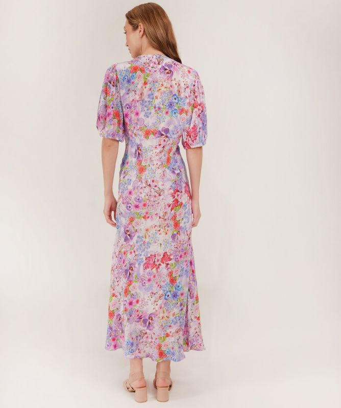 Inoa Silk Columbine Maxi Dress