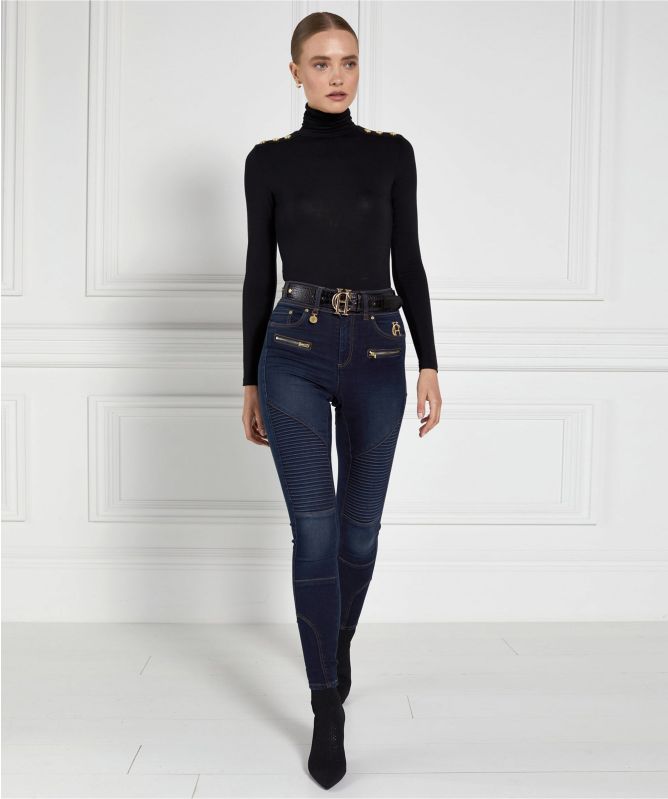 Holland Cooper Long Sleeve Roll Neck Top
