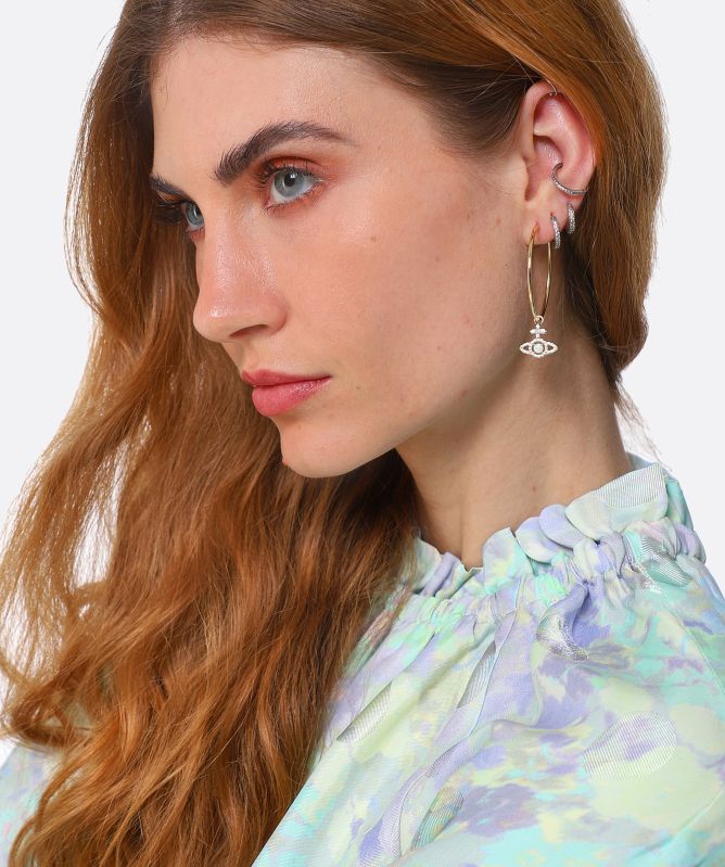 Vivienne Westwood Olympia Hoop Earrings