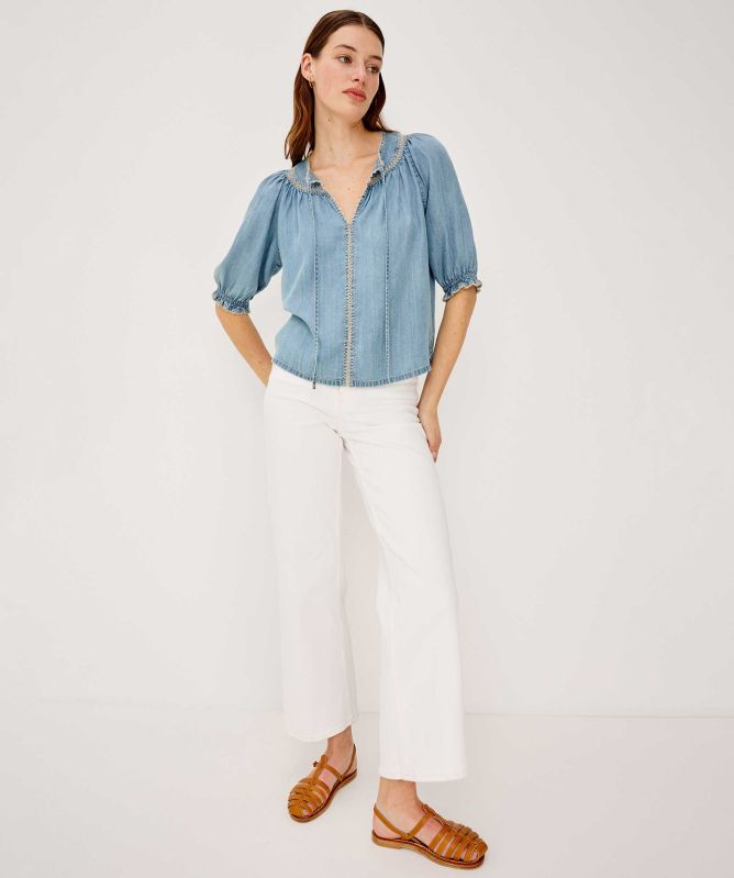 Rails Belina Tie-Neck Blouse