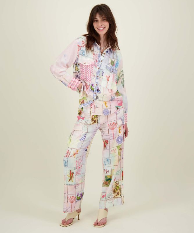 Me369 Linen Frida Cargo Pants