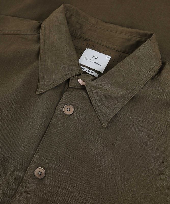 Paul Smith Regular Fit Lyocell-Cotton Shirt