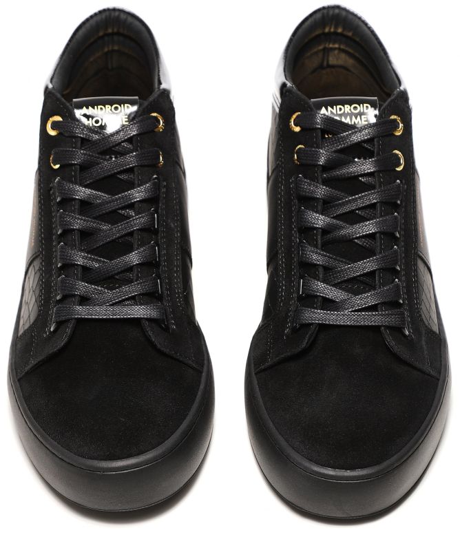 Android Homme Leather Mock Croc Propulsion Mid Geo Sneakers