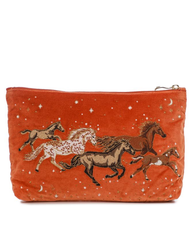 Elizabeth Scarlett Celestial Wild Horses Pouch
