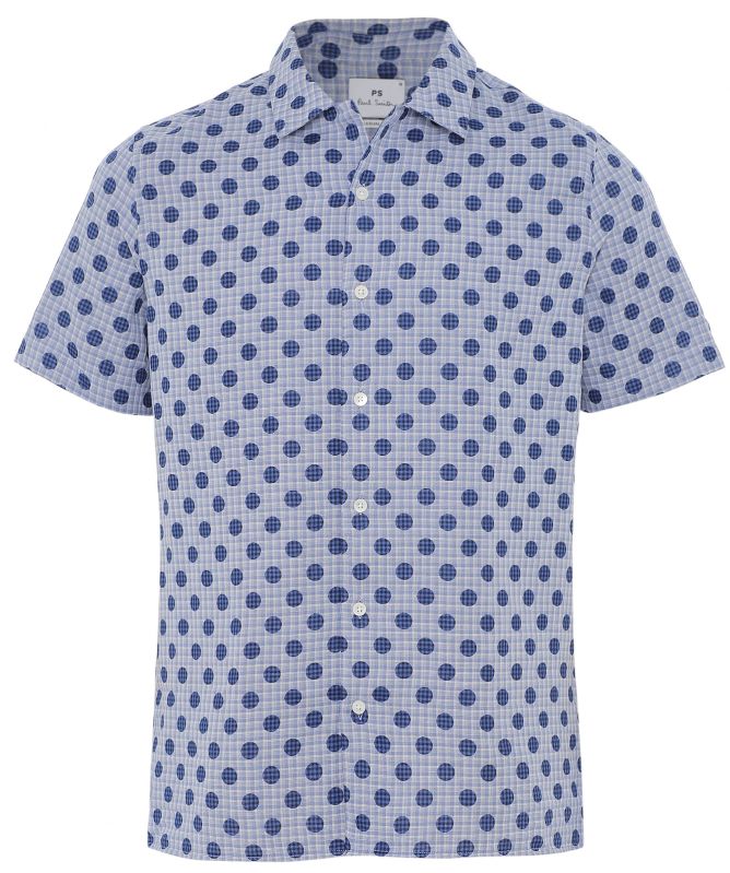 Paul Smith Casual Fit Short Sleeve Print Shirt