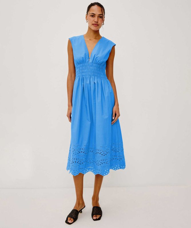 Rails Roxanne Broderie Midi Dress