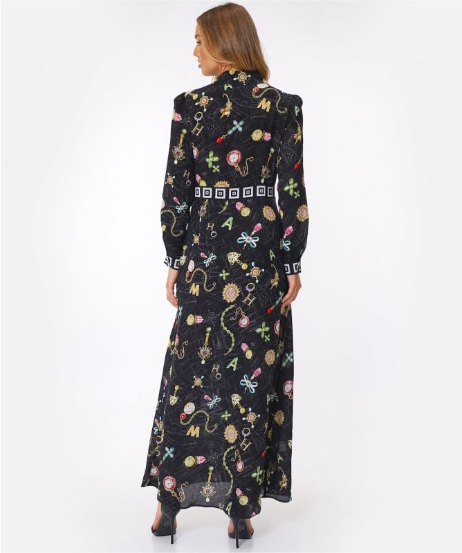 Hayley Menzies Maxi Silk Shirt Dress