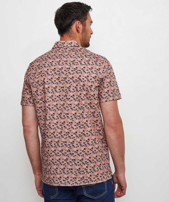 Paul Smith Short Sleeve Palm Print Shirt