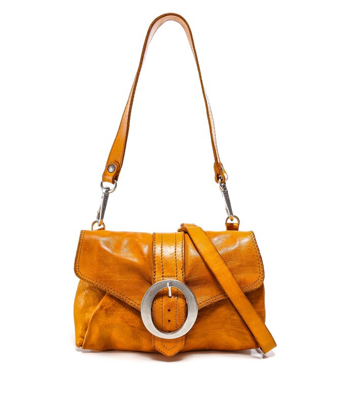 Campomaggi Leather Buckle Shoulder Bag