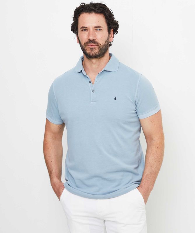 Thomas Maine Garment Dyed Polo Shirt