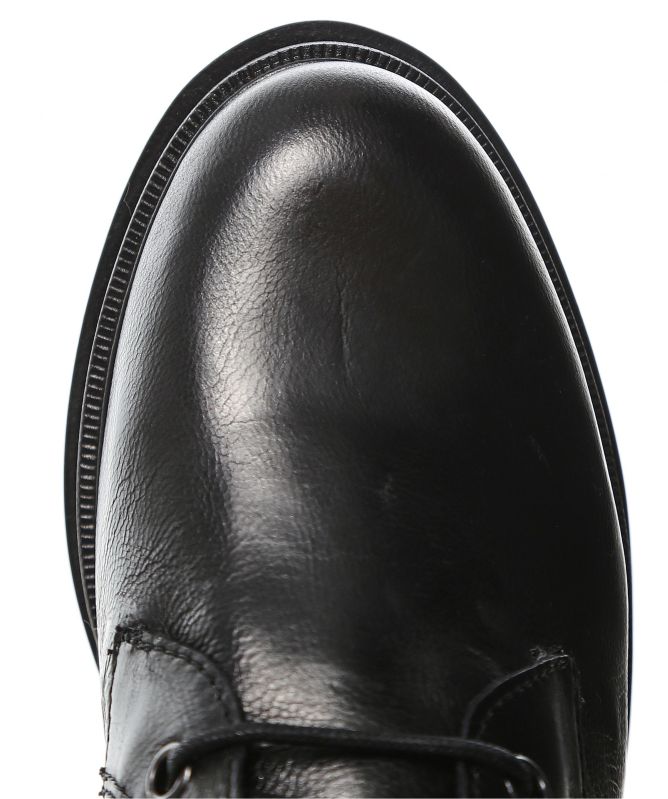 Hudson London Resnick Leather Military Boots