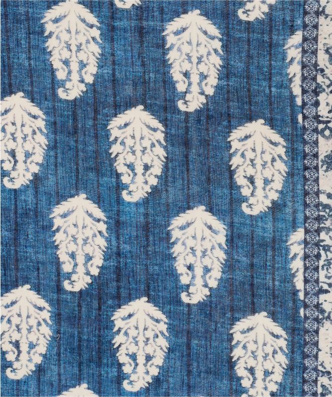 Ahujasons Paisley Print Tassel Scarf