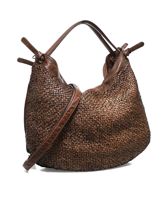 Reptile's House Groove Slouchy Leather Shoulder Bag