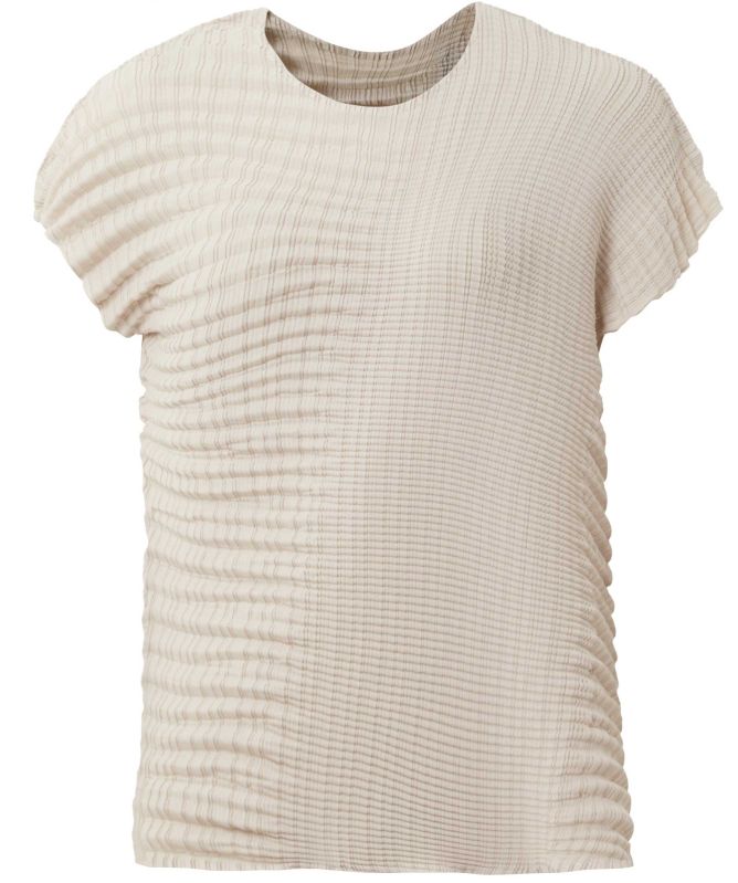 Thanny Pleated Short Sleeve Top