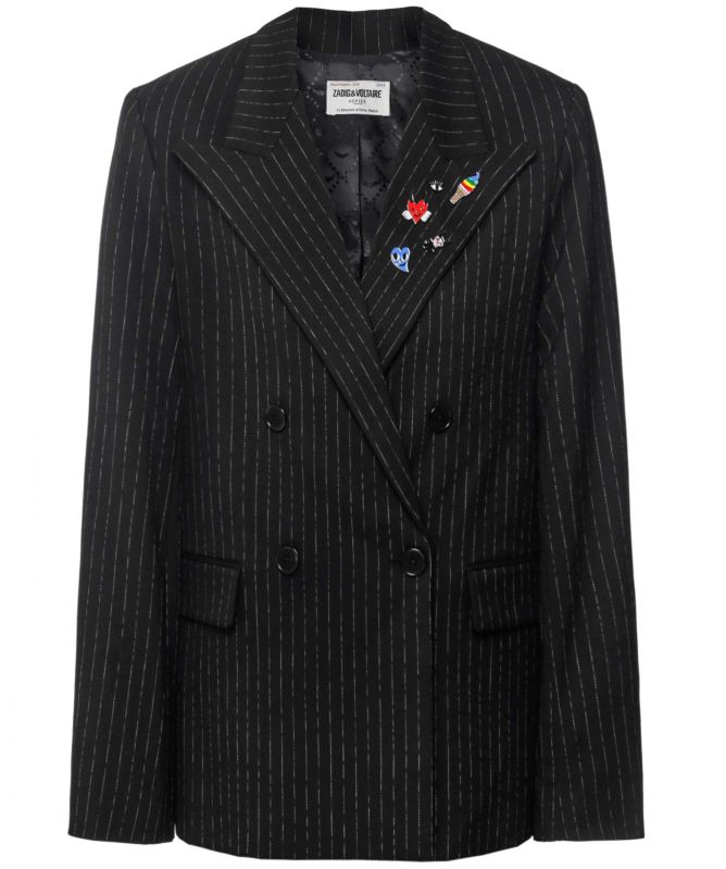 Zadig and Voltaire Valdo Pinstripe Blazer