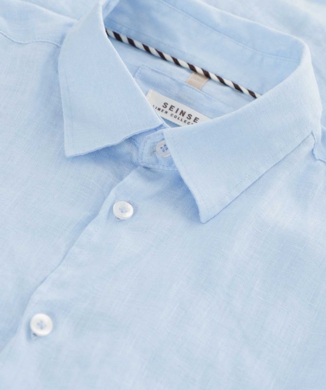 Seinse Short-Sleeve Linen Shirt
